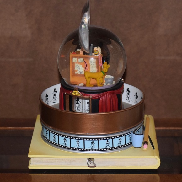 Collectible: Retired Micky’s Celebration of Animation Musical Snow Globe w/ Box - Picture 3 of 6
